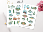 Preview: Camping Sticker Set